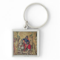 The Charity of St. Martin Keychain
