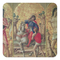 The Charity of St. Martin Stickers