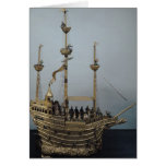 The Charles V automatic clock Greeting Card