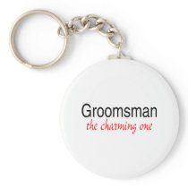 The Charming One (Groomsman) Key Chain