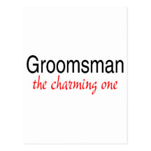 The Charming One (Groomsman) Postcards