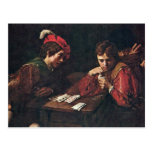 The Cheaters By Boulogne Valentin De Postcards