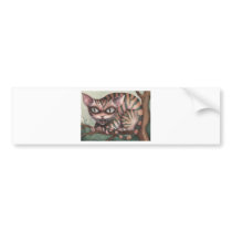 The Cheshire Cat bumper stickers