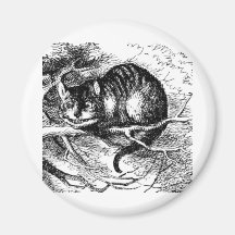 The Cheshire Cat Fridge Magnets