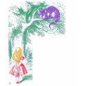 "The Cheshire Cat" from "Alice in Wonderland" t-shirts