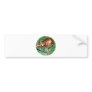 The Cheshire Cat Says, "We're All Mad Here!" Bumper Sticker