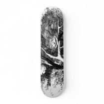 The cheshire cat custom skate board