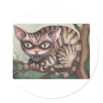 The Cheshire Cat stickers