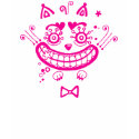 The Cheshire Cat T-Shirt (Pink)
