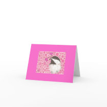 The Chickadee's Valentine Note Card