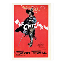 The Chieftain Vintage Savoy theatre Post Card