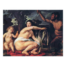 The Childhood Of Zeus By Jordaens Jacob Personalized Announcement