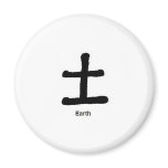 The Chinese Character for the element Earth magnets