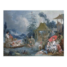 The Chinese Fishermen, c.1742 Post Card