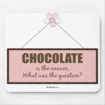 The Chocolate Answer Mouse Mats