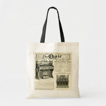 The Choir ~ Vintage Reed Organ Advertising Bags