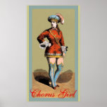 The Chorus Girl ~ Vintage Advertising Posters