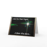The Christmas Babe.... Greeting Card