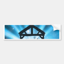 The Christmas Nativity Bumper Stickers