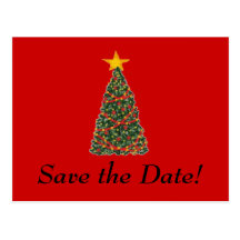 The Christmas Tree, Save the Date! Postcard
