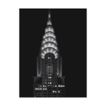 The Chrysler building postcard