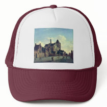 The Church At Veere.,  By Jan Van Der Heyden  (Bes Hat