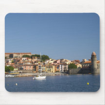 The church Eglise Notre Dame des Anges, our lady 2 Mousepads