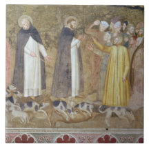 The Church Militant and Triumphant, detail of the Tiles