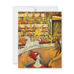 The Circus by Georges Pierre Seurat invitations