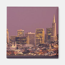 The City By The Bay Refrigerator Magnet