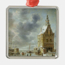The City Gate of Hoorn Christmas Tree Ornament