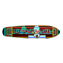 The city runs through me skateboard