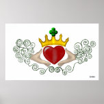 The Claddagh (Full Colour) posters