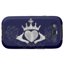 The Claddagh (Silver) Samsung Galaxy S3 Case