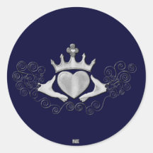 The Claddagh (Silver) Sticker