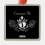 The Claddagh (White) Christmas Tree Ornaments