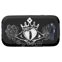The Claddagh (White) Galaxy SIII Cover