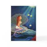 The Clamshell Mermaid - Greeting Card