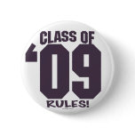 The Class of 2009 Rocks Grad Gear buttons