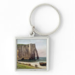 The Cliffs at Etretat, 1869 keychains