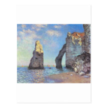 The Cliffs at Etretat - Claude Monet Post Cards