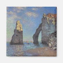 The Cliffs at Etretat Fridge Magnet