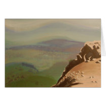 The Cliff's Edge of Mt.Diablo Greeting Cards