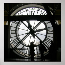 The Clock at Musee d'Orsay Poster