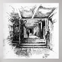 The Cloisters Canvas Print