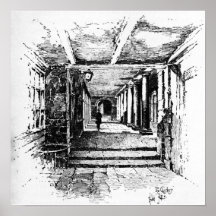 The Cloisters Canvas Print