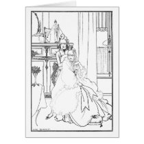 The coiffing greeting card