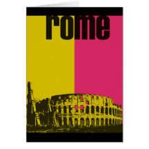 The Coliseum in Rome Greeting Card