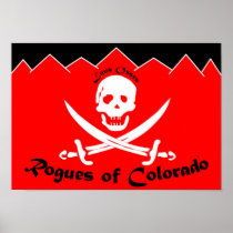 The Colorado Rogues Flag Poster