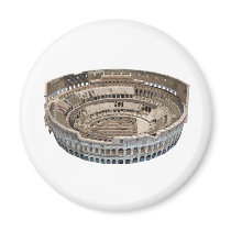 The Colosseum of Rome: 3D Model: Refrigerator Magnets